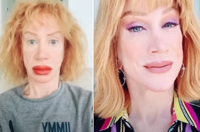 Kathy Griffin/ YouTube/ Reprodução Kathy Griffin/ YouTube/ Reprodução