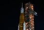 Novo foguete da Nasa já está posicionado para decolagem à Lua em 12 dias