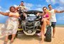 Jojo Todynho e marido levam casal de amigos para a lua de mel em praia do Ceará