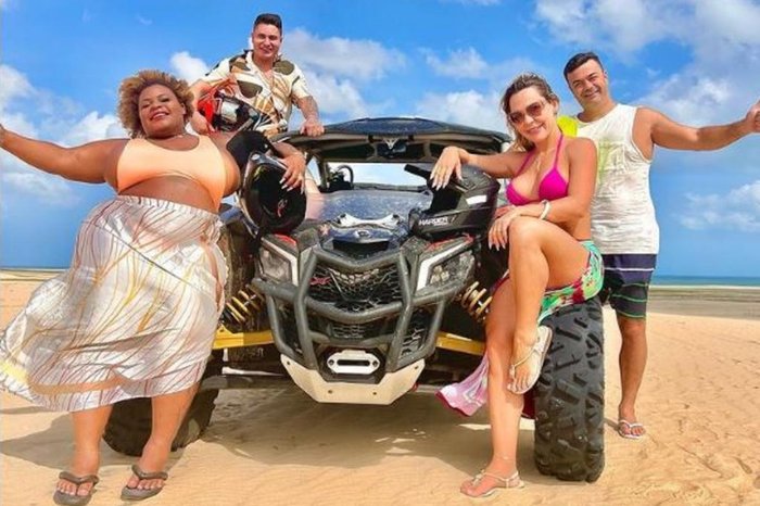 Jojo Todynho e marido levam casal de amigos para a lua de mel em praia do  Ceará | Donna