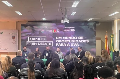 Campo em Debate sobre uva e vinho em Dom Pedrito, na campanha gaúcha