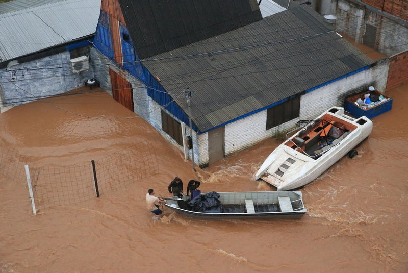 Porto Alegre, RS, Brasil, 02/05/2024 - Inundação na Ilha das Flores - Foto: Ronaldo Bernardi/Agência RBS<!-- NICAID(15751631) -->
