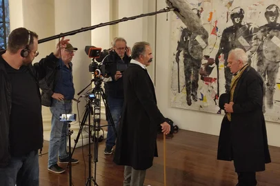 Gravações do filme "Barão Hirsch – O Judeu de Quatro Irmãos"<!-- NICAID(16178542) -->