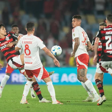 RIO DE JANEIRO, RJ, BRASIL, 13-08-2025: Jogo entre Flamengo vs Internacional, pela Copa Libertadores, no Maracanã. Foto: Max Peixoto/EspecialIndexador: MAX PEIXOTO/DIAESPORTIVO<!-- NICAID(16101231) -->