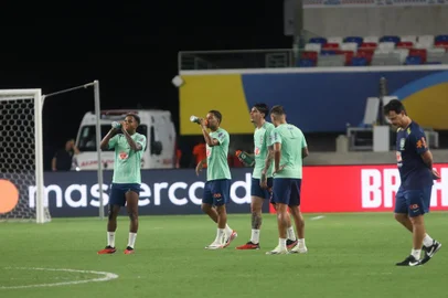 TREINO SELEÇÃO BRASILEIRAPA - TREINO-SELEÇÃO-BRASILEIRA - ESPORTES - Treino para amistoso da seleção Brasileira, realizada na cidade de Belém, PA, na tarde desta terça-feira, 05. 05/09/2023 - Foto: IGOR MOTA/FUTURA PRESS/FUTURA PRESS/ESTADÃO CONTEÚDOEditoria: ESPORTESLocal: BELÉMIndexador: IGOR MOTAFotógrafo: FUTURA PRESS<!-- NICAID(15532819) -->