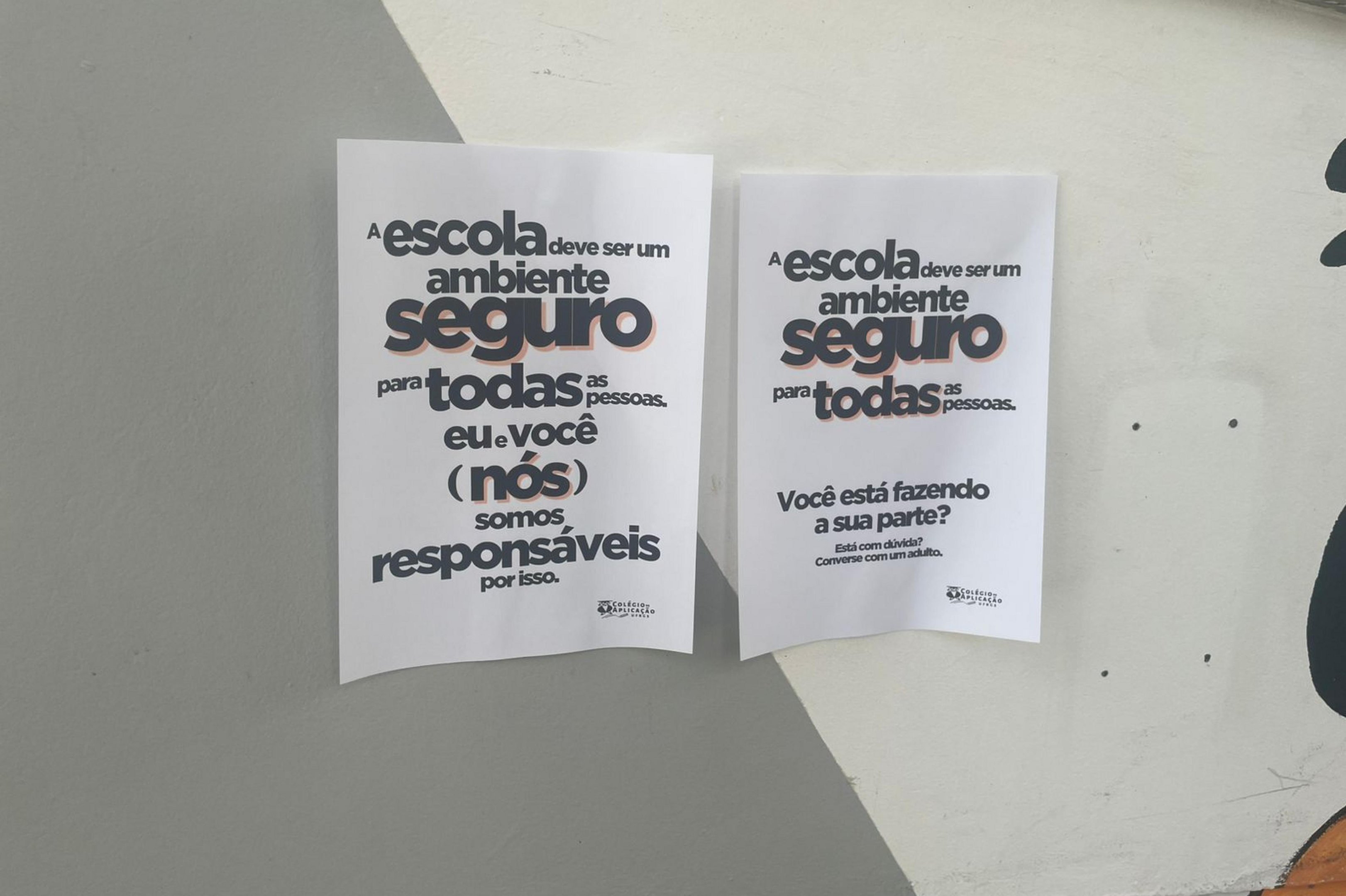 Alunos do Col&eacute;gio de Aplica&ccedil;&atilde;o da UFRGS fazem ato em meio a investiga&ccedil;&atilde;o sobre manipula&ccedil;&atilde;o de imagens