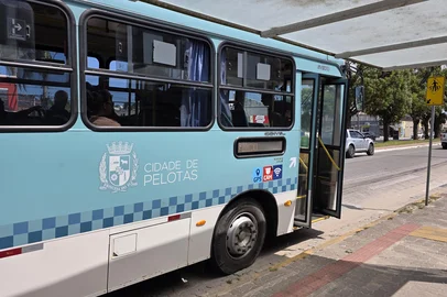 Ônibus do transporte coletivo de Pelotas<!-- NICAID(16236362) -->
