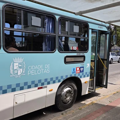 Ônibus do transporte coletivo de Pelotas<!-- NICAID(16236362) -->