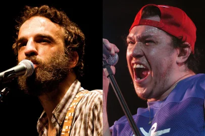 Briga histórica entre Chorão e Marcelo Camelo completa 20 anos; relembre o que motivou a confusão<!-- NICAID(15803466) -->