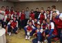 FOTO: Suárez e Carballo visitam a delegação do Nacional-URU