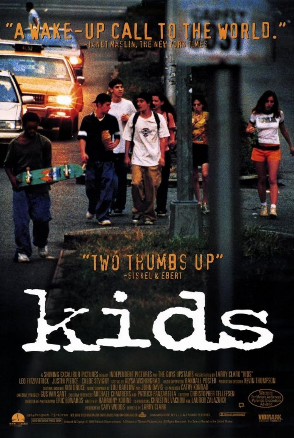 Cineclube Manifesto exibe 'Kids', filme de Larry Clark, em sessão