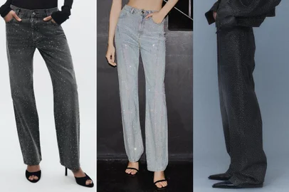 Coluna Roberta weber sobre jeans decorado<!-- NICAID(15641998) -->