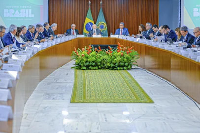 31.10.2024 - Presidente da RepÃºblica, Luiz InÃ¡cio Lula da Silva, durante reuniÃ£o com Governadores, no PalÃ¡cio do Planalto. BrasÃ­lia -DF.â¨Foto: Ricardo Stuckert / PR<!-- NICAID(15905349) -->