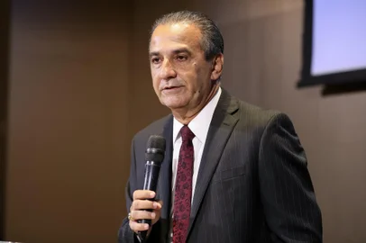 O pastor Silas Malafaia fala durante almoÃ§o de Encontro do Conselho Interdenominacional de Ministros EvangÃ©licos do Brasil.<!-- NICAID(15923640) -->