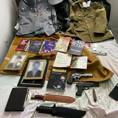Atuação da Inteligência resulta em novas prisões de integrantes de grupos neonazistas - Foto: Polícia Civil/Divulgação<!-- NICAID(15607219) -->