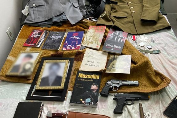 Atuação da Inteligência resulta em novas prisões de integrantes de grupos neonazistas - Foto: Polícia Civil/Divulgação<!-- NICAID(15607219) -->