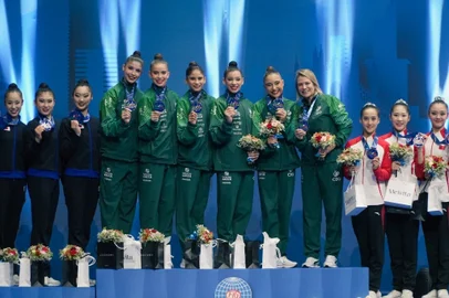 Brasil, ginástica rítmica, conjunto geral