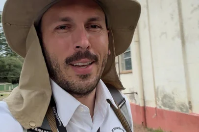Abner de Freitas, fundador da Hopeful, uma empresa focada em educação e preparação da comunidade para eventos climáticos extremos. Startup membro do Tecnopuc<!-- NICAID(16288635) -->