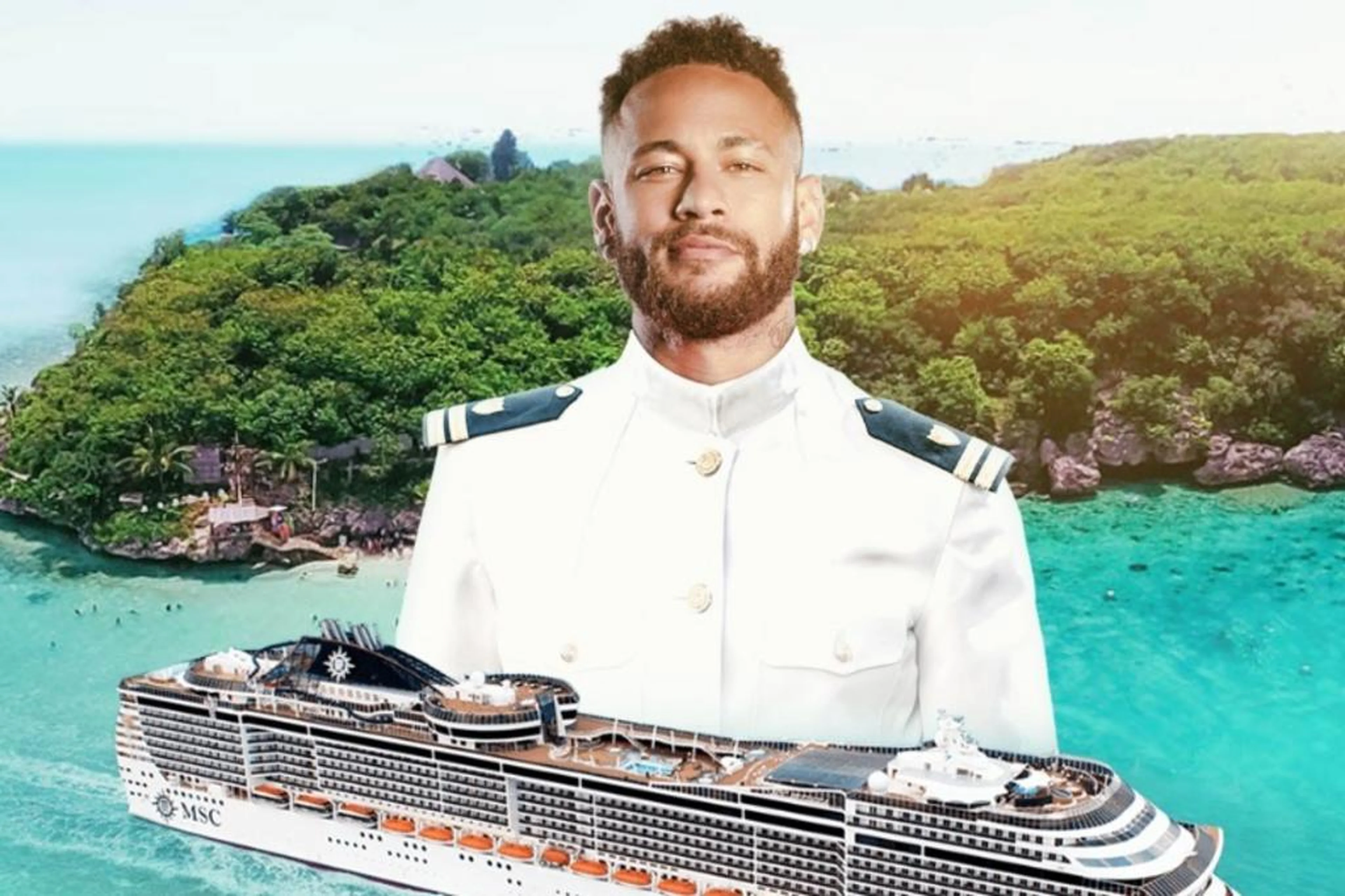 Ney em Alto Mar / MSC/Divulgação