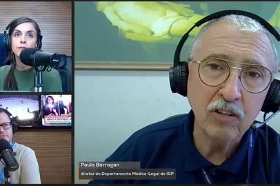 Diretor do Departamento médico-legal do IGP durante entrevista ao Gaúcha Mais, da Rádio Gaúcha.