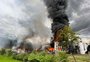 Incêndio atinge galpão de empresa de materiais sintéticos em São Leopoldo