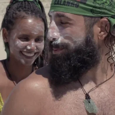 Kaysar e Gleici durante o "No Limite"<!-- NICAID(14796896) -->