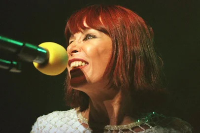 Cantora Rita Lee em show em Porto Alegre,  no Teatro do Sesi.#PÁGINA: 1#ENVELOPE: 233261<!-- NICAID(593140) -->