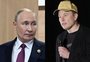 Elon Musk mantém contato com Vladimir Putin desde 2022, diz jornal 
