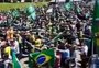 Ministério Público investiga manifestantes bolsonaristas que fazem saudação nazista durante ato em Santa Catarina