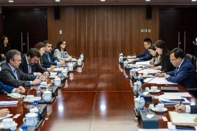 Reunião do governo federal no Ministério do Comércio da China<!-- NICAID(16290223) -->