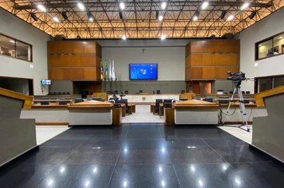 ****EM BAIXA****PORTO ALEGRE, RS, BRASIL, 23/10/2020- Plenário da Câmara Municipal de Porto Alegre. Foto: Jefferson Botega  / Agencia RBS<!-- NICAID(14624097) -->