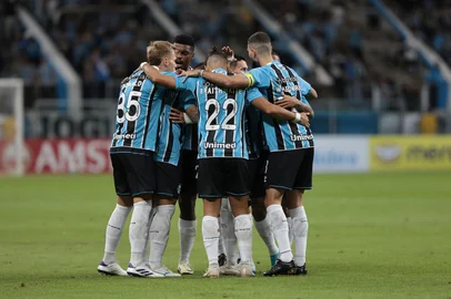 13.04.25, Porto Alegre, RS, Brasil: Sudamericana Grêmio x Godoy Cruz: Fotos: Jefferson Botega/Agencia RBSIndexador: jeff botega<!-- NICAID(16036264) -->