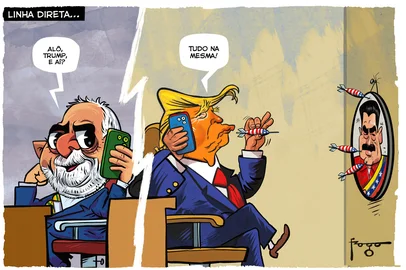 PORTO ALEGRE, RS, BRASIL, 02-12-2025: Charge do Fraga. Foto: Gilmar Fraga/Agência RBS<!-- NICAID(16178840) -->