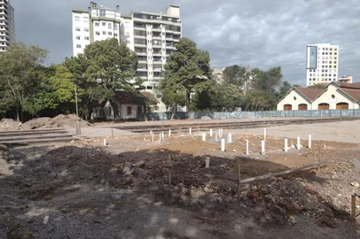 Obra de reforma da Estação Férrea de Caxias do Sul<!-- NICAID(15468176) -->