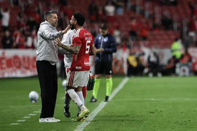 PORTO ALEGRE, RS, BRASIL, 02.08.2026: Inter enfrenta o Corinthians, no Beira-Rio, pela Copa do Brasil 2026. Foto: Renan Mattos/Grupo RBS<!-- NICAID(16339097) -->