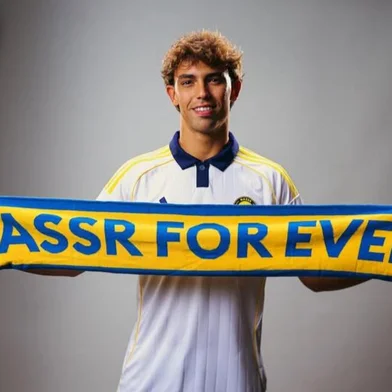 João Feliz apresentado no Al Nassr<!-- NICAID(16090274) -->