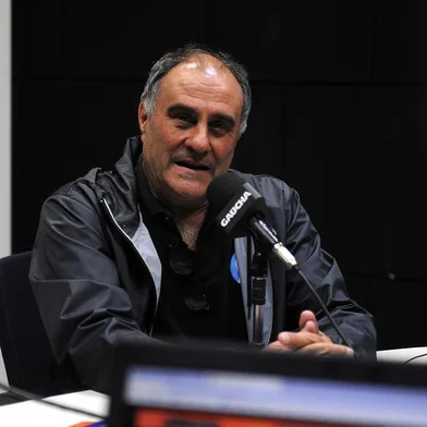 CAXIAS DO SUL, RS, BRASIL, 06/05/2019 - Show dos esportes na Gaúcha Serra, edição 31, com dirigentes do Glória de Vacaria. Apresentação de Eduardo Costa e Renan Silveira. NA FOTO: Décio Camargo, presidente do Glória. (Marcelo Casagrande/Agência RBS)<!-- NICAID(14067593) -->