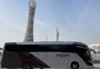 Ônibus fabricado em Caxias, para organizadores da Copa, tem lounge para reuniões e cozinha