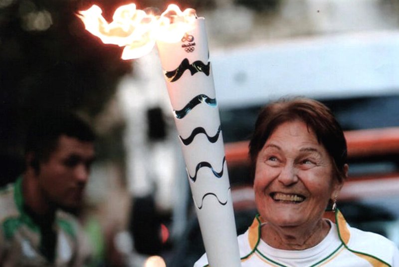 Diva foi convidade para carregar a Tocha Olímpica em Porto Alegre.<!-- NICAID(15591464) -->