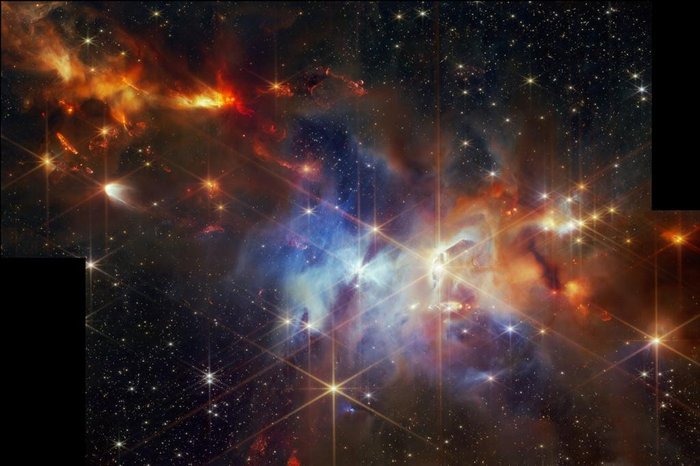 NASA / ESA / CSA / K. Pontoppidan / J. Green / Divulgação NASA / ESA / CSA / K. Pontoppidan / J. Green / Divulgação