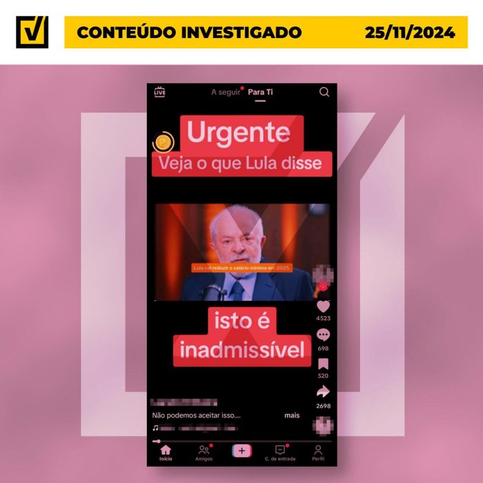 Reprodução / Projeto Comprova Reprodução / Projeto Comprova