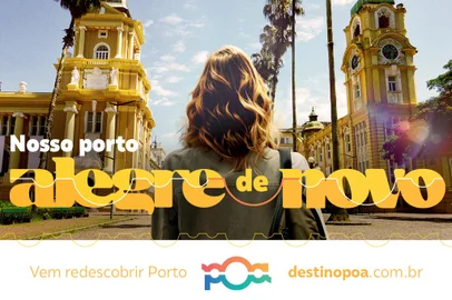 DestinoPOA -  campanha “Nosso Porto Alegre de Novo”, lançada dia 8 de julho, Dia Mundial da Alegria. <!-- NICAID(15804034) -->