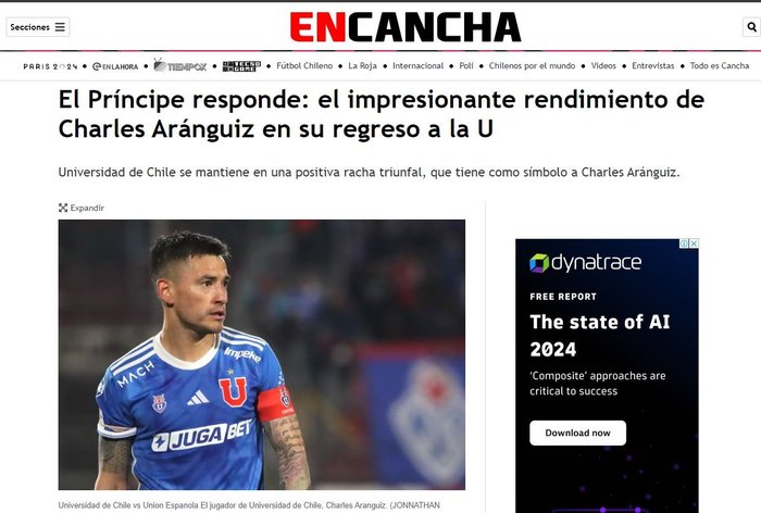En Cancha / Reprodução