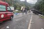 BOM PRINCÍPIO - acidente entre dois caminhões causa a morte de um motorista na RS-122. <!-- NICAID(15464629) -->