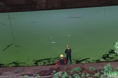 Corpo de Bombeiros / Reprodução Imagem de poço de silo em Cruz Alta.<!-- NICAID(16384822) -->