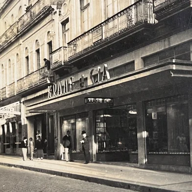Casa Krahe da Rua da Praia, em Porto AlegreAnterior a 1951<!-- NICAID(15996310) -->
