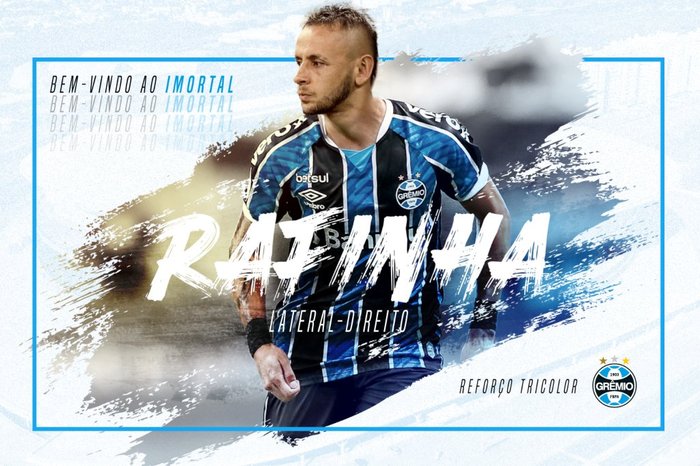 Grêmio oficializa a contratação do lateral-direito Rafinha; veja detalhes
