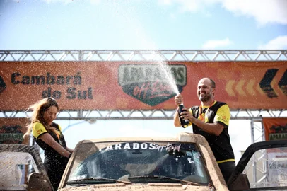 A festa da chegada do Aparados Off-Road 2024 foi em Cambará do Sul, RS<!-- NICAID(15873932) -->