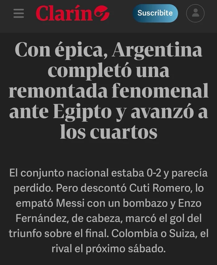 Reprodução / Clarín Reprodução / Clarín