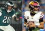 Eagles x Commanders: horário, onde assistir e o que esperar do jogo de playoffs da NFL